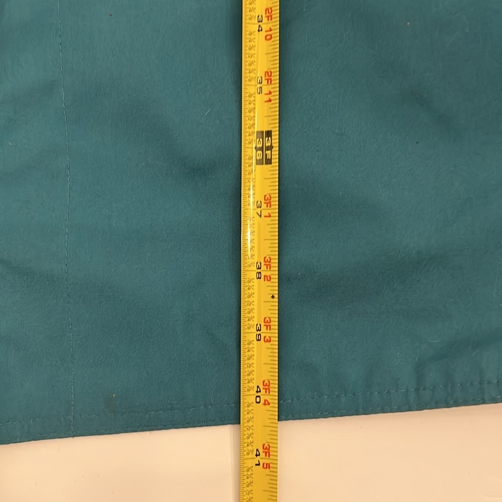 Vintage Forecaster of Boston Reversible Teal Blue and Tan Trench Coat Size 16 - Picture 13 of 13